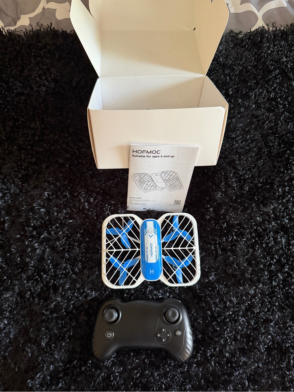 HM-03 Blue & White Kids Drone